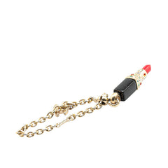 シャネル ルージュ 口紅 モチーフ チャーム キーリング ゴールド メッキ レディース CHANEL 【中古】