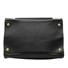 プラダ 三角ロゴプレート ハンドバッグ ショルダーバッグ 2WAY BN2626 ネロ ブラック ヴィッテロダイノレザー レディース PRADA 【中古】