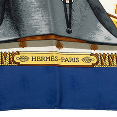 エルメス カレ90 ナポレオン NAPOLEON スカーフ マルチカラー シルク レディース HERMES 【中古】