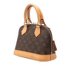 ルイ ヴィトン モノグラム アルマBB ショルダーバッグ ハンドバッグ 2WAY M46990 ブラウン PVC レザー レディース LOUIS VUITTON 【中古】
