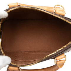 ルイ ヴィトン モノグラム アルマBB ショルダーバッグ ハンドバッグ 2WAY M46990 ブラウン PVC レザー レディース LOUIS VUITTON 【中古】