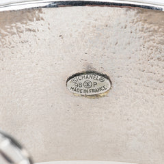 シャネル ヴィンテージ マトラッセ ココマーク バングル シルバー ゴールド メタル レディース CHANEL 【中古】