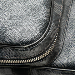 ルイ ヴィトン ダミエ グラフィット イオ 斜め掛け ショルダーバッグ N45252 ブラック PVC レザー メンズ LOUIS VUITTON 【中古】