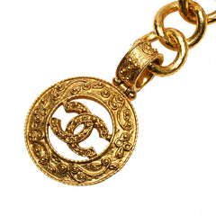 シャネル ヴィンテージ ココマーク チェーン ベルト ゴールド メッキ レディース CHANEL 【中古】