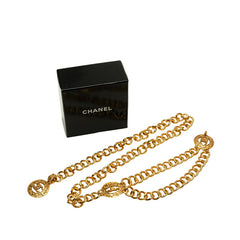 シャネル ヴィンテージ ココマーク チェーン ベルト ゴールド メッキ レディース CHANEL 【中古】