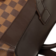 ルイ ヴィトン ダミエ ソーホー リュック バックパック N51132 ブラウン PVC レザー レディース LOUIS VUITTON 中古
