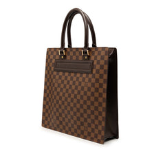 ルイ ヴィトン ダミエ ヴェニスGM トートバッグ ハンドバッグ N51146 ブラウン PVC レザー レディース LOUIS VUITTON 【中古】