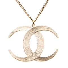 シャネル ココマーク ネックレス ゴールド メッキ ラインストーン レディース CHANEL 【中古】