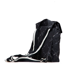 シャネル 旧トラベルライン リュック バックパック ブラック ナイロン レディース CHANEL 【中古】
