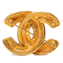 シャネル マトラッセ ココマーク ブローチ ゴールド メッキ レディース CHANEL 【中古】