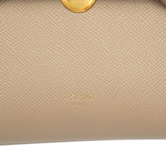 セリーヌ ピコ ベルトバッグ ハンドバッグ 194263 ベージュ レザー レディース CELINE 【中古】