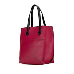 フェンディ トートバッグ 8BH262 ピンク ブラック レザー レディース FENDI 【中古】
