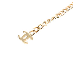 シャネル ココマーク チェーンベルト ゴールド ピンク メッキ ラインストーン レディース CHANEL 【中古】