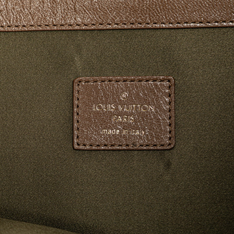 ルイ ヴィトン ザッツラブMM ハンドバッグ トートバッグ M95385 カーキグリーン サテン レディース LOUIS VUITTON 【中古】