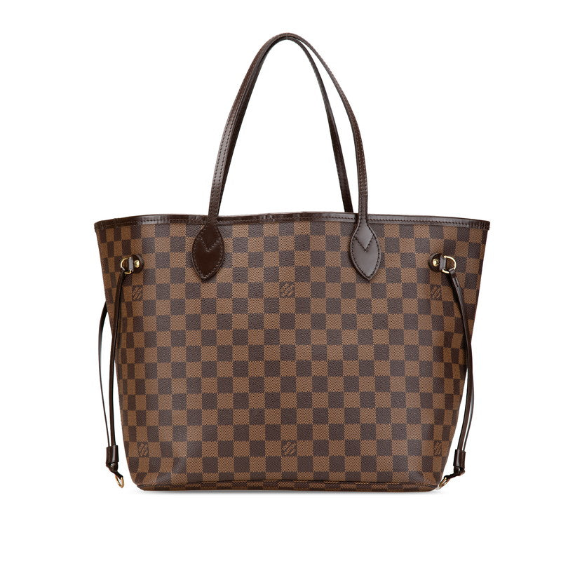 ルイ ヴィトン ダミエ ネヴァーフルMM トートバッグ ショルダーバッグ N41358 ブラウン PVC レザー レディース LOUIS VUITTON 【中古】