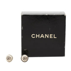 シャネル ココマーク ピアス シルバー アイボリー メタル レディース CHANEL 【中古】