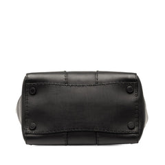プラダ 三角ロゴプレート ハンドバッグ ショルダーバッグ 2WAY B2861K ブラック レザー レディース PRADA 【中古】