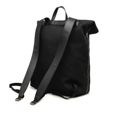 グッチ シェリーライン 折り返し リュック バックパック 337075 ブラック キャンバス レザー レディース GUCCI 中古