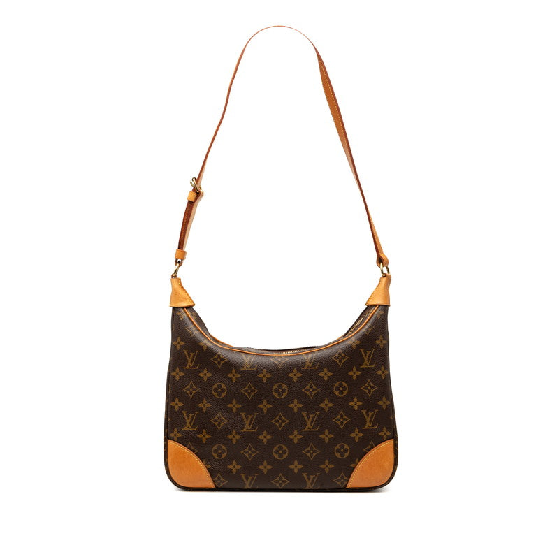 ルイ ヴィトン モノグラム ブローニュ30 ショルダーバッグ M51265 ブラウン PVC レザー レディース LOUIS VUITTON 【中古】