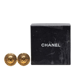シャネル ヴィンテージ ココマーク ロゴ イヤリング ゴールド メッキ レディース CHANEL 【中古】