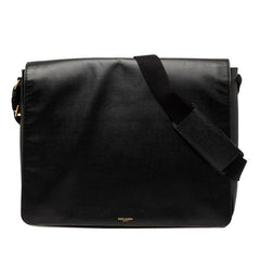 サンローラン ショルダーバッグ メッセンジャーバッグ 326859 ブラック レザー メンズ SAINT LAURENT 【中古】