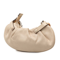 サルヴァトーレフェラガモ ガンチーニ チェーン ショルダーバック ハンド ベージュ レザー レディース Salvatore Ferragamo 【中古】