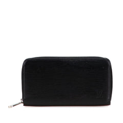 ルイ ヴィトン エピ ジッピーウォレット ラウンドファスナー 長財布 M60072 ブラック レザー レディース LOUIS VUITTON 【中古】