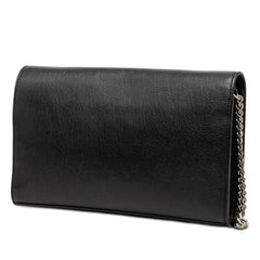サンローラン スタースタッズ チェーン ショルダーバッグ ウォレット 382728 ブラック レザー レディース SAINT LAURENT 【中古】