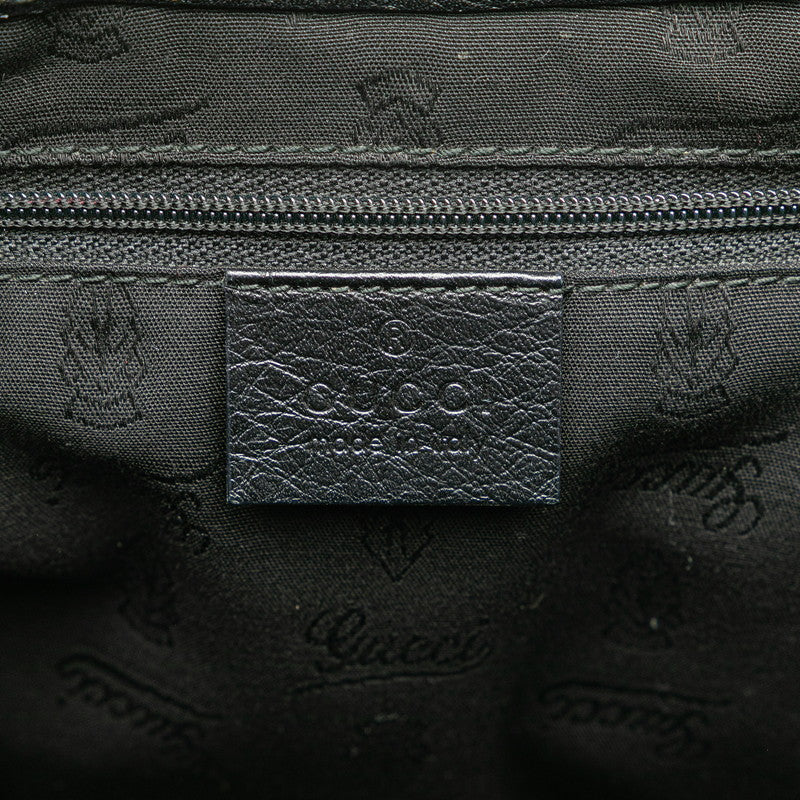 グッチ グッチシマ トートバッグ 233607 ブラック レザー レディース GUCCI 【中古】