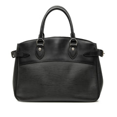 ルイ ヴィトン エピ パッシィPM ハンドバッグ トートバッグ M59262 ブラック ノワール レザー レディース LOUIS VUITTON 【中古】
