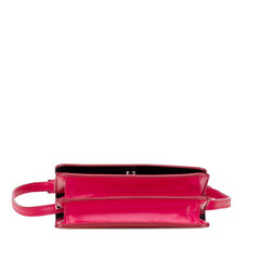プラダ 斜め掛け ショルダーバッグ ポシェット BT1031 ピンク レザー レディース PRADA 【中古】