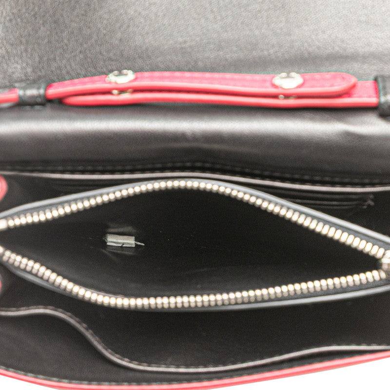 プラダ 斜め掛け ショルダーバッグ ポシェット BT1031 ピンク レザー レディース PRADA 【中古】
