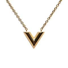 ルイ ヴィトン エセンシャルV ネックレス M61083 ゴールド メッキ レディース LOUIS VUITTON 【中古】