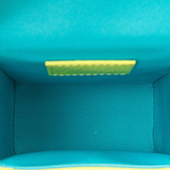 ルイ ヴィトン プレイグラウンド ヴェルティカル トランク 斜め掛け ショルダーバッグ ウエアラブルウォレット M82007 イエロー ライトブルー レザー レディース LOUIS VUITTON 【中古】