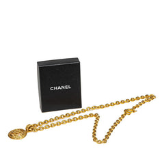 シャネル ヴィンテージ ココマーク チェーン ネックレス ゴールド メッキ レディース CHANEL 【中古】