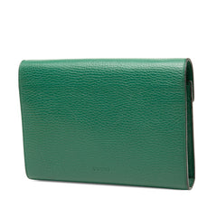 グッチ ディオニュソス 斜め掛け チェーンウォレット ショルダーバッグ 401231 グリーン レザー レディース GUCCI 中古