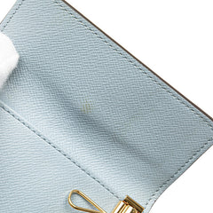 ルイ ヴィトン モノグラム ミュルティクレ4 キーケース 4連 M82923 ブラウン ライトブルー PVC レザー レディース LOUIS VUITTON 【中古】