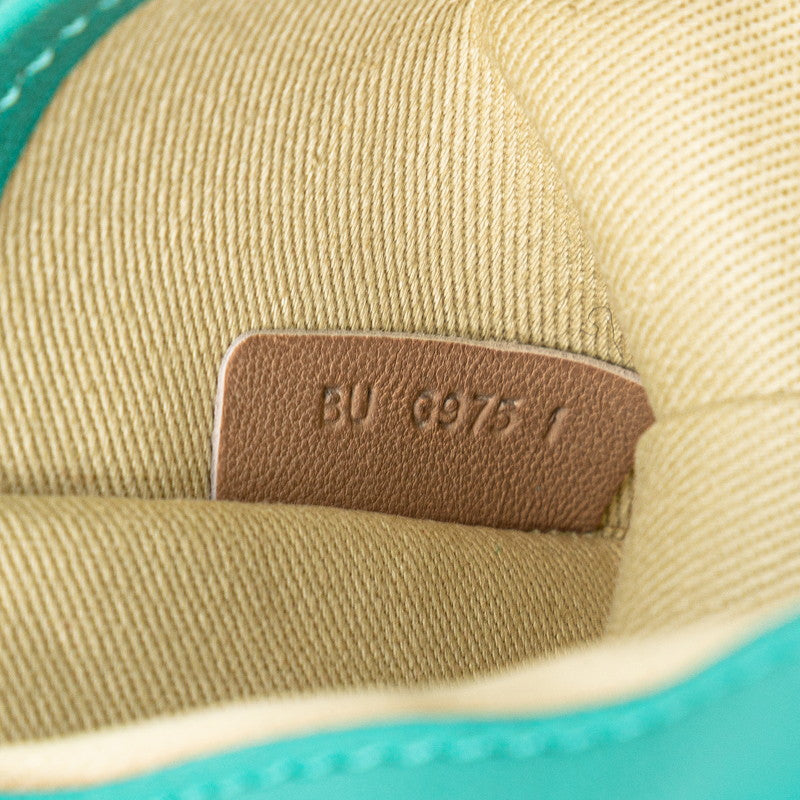 ヴァレンティノ ロックスタッズ ショルダーバッグ グリーン ゴールド レザー レディース VALENTINO 【中古】