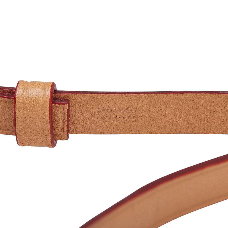 ルイ ヴィトン ダミエ ポップ ミニ スピーディ ポーチ バッグチャーム M01692 レッド ブラウン PVC レザー レディース LOUIS VUITTON 【中古】
