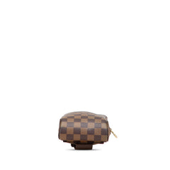 ルイ ヴィトン ダミエ ジェロニモス ショルダーバッグ ボディバッグ N51994 ブラウン PVC レザー メンズ LOUIS VUITTON 【中古】