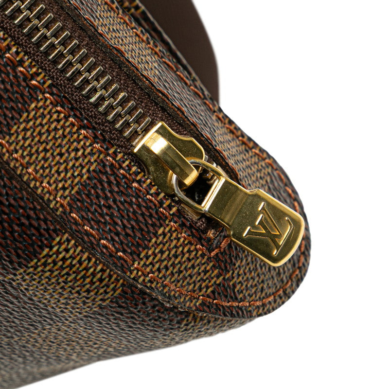 ルイ ヴィトン ダミエ ジェロニモス ショルダーバッグ ボディバッグ N51994 ブラウン PVC レザー メンズ LOUIS VUITTON 【中古】
