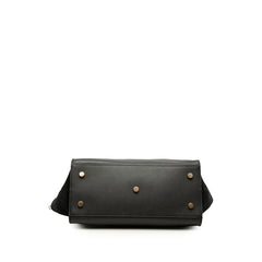 サンローラン ダウンタウン カバス ハンドバッグ ショルダーバッグ 2WAY 436832 ブラック レザー スウェード レディース SAINT LAURENT 中古