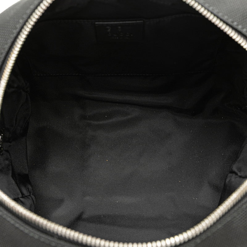 グッチ シェリーライン クラッチバッグ セカンドバッグ 630916 ブラック ナイロン レザー メンズ GUCCI 【中古】