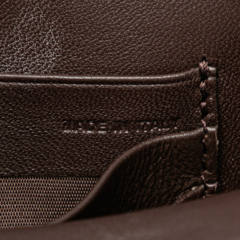ヴァレンティノ トワル イコノグラフ ハンドバッグ ショルダーバッグ 2WAY ベージュ ブラウン コットン レザー レディース VALENTINO 【中古】