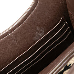 ヴァレンティノ トワル イコノグラフ ハンドバッグ ショルダーバッグ 2WAY ベージュ ブラウン コットン レザー レディース VALENTINO 【中古】