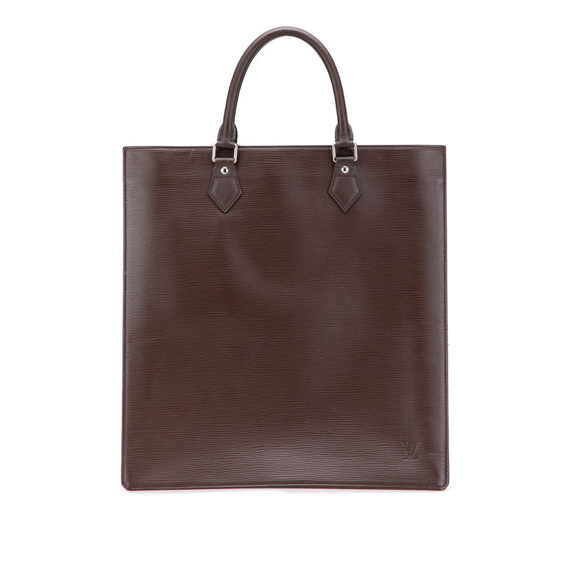 ルイ ヴィトン エピ サックプラ ハンドバッグ トートバッグ M5908D ダークブラウン モカ レザー レディース LOUIS VUITTON 【中古】