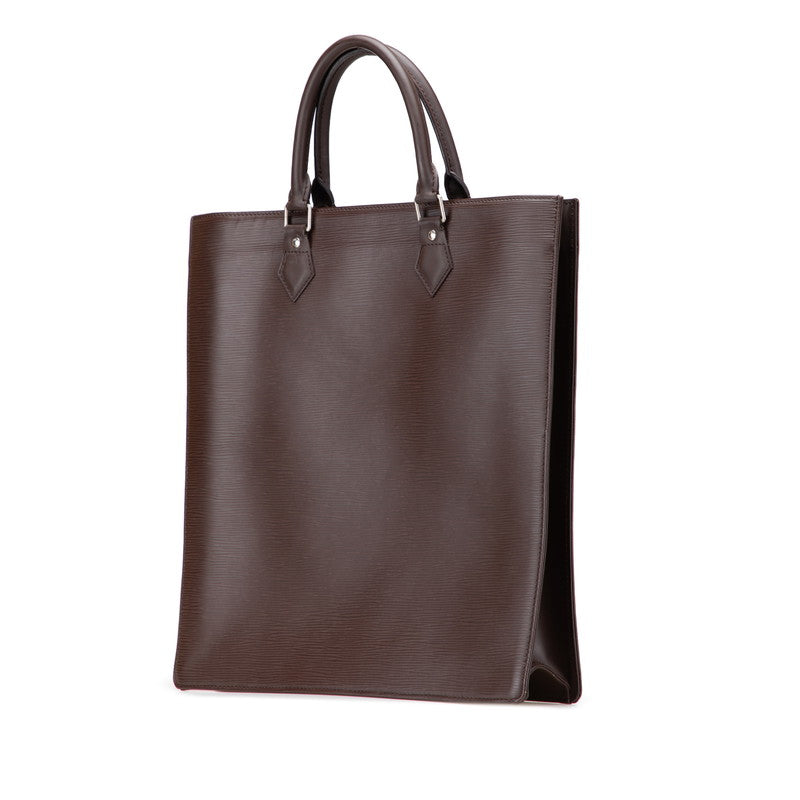 ルイ ヴィトン エピ サックプラ ハンドバッグ トートバッグ M5908D ダークブラウン モカ レザー レディース LOUIS VUITTON 【中古】