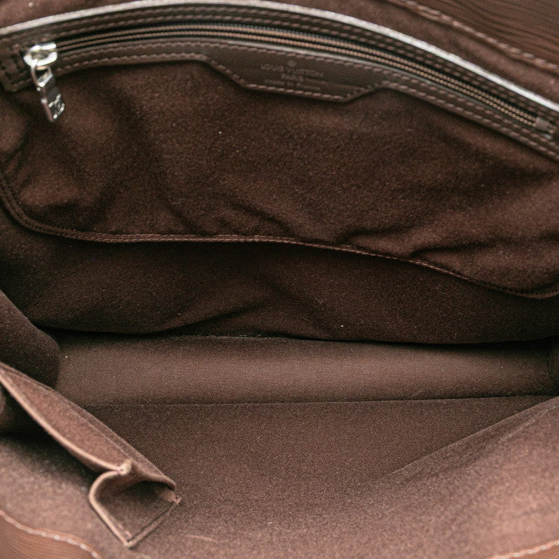 ルイ ヴィトン エピ サックプラ ハンドバッグ トートバッグ M5908D ダークブラウン モカ レザー レディース LOUIS VUITTON 【中古】
