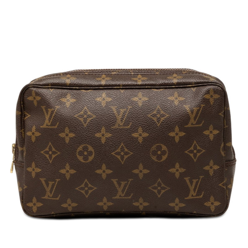 ルイ ヴィトン モノグラム トゥルース トワレット 23 ポーチ コスメポーチ M47524 ブラウン PVC レザー レディース LOUIS VUITTON 【中古】