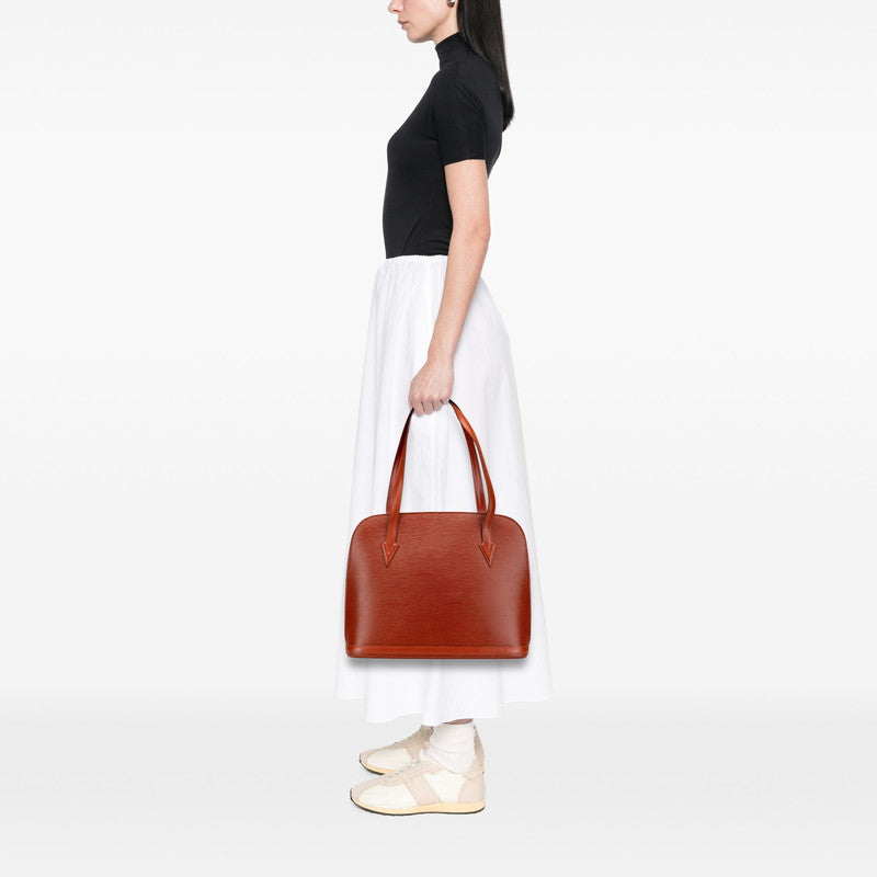ルイ ヴィトン エピ リュサック ショルダーバッグ M52283 ケニアブラウン レザー レディース LOUIS VUITTON 【中古】